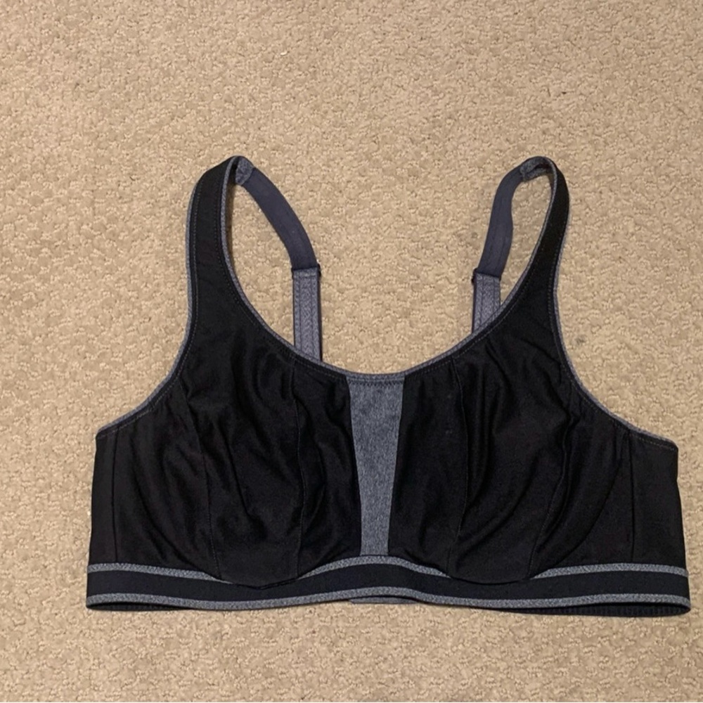 Prima Donna Black and Gray Sports Bra